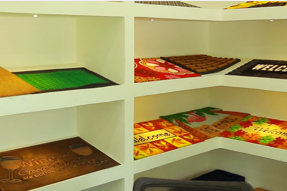 PVC Inserted Rubber Tray Mats